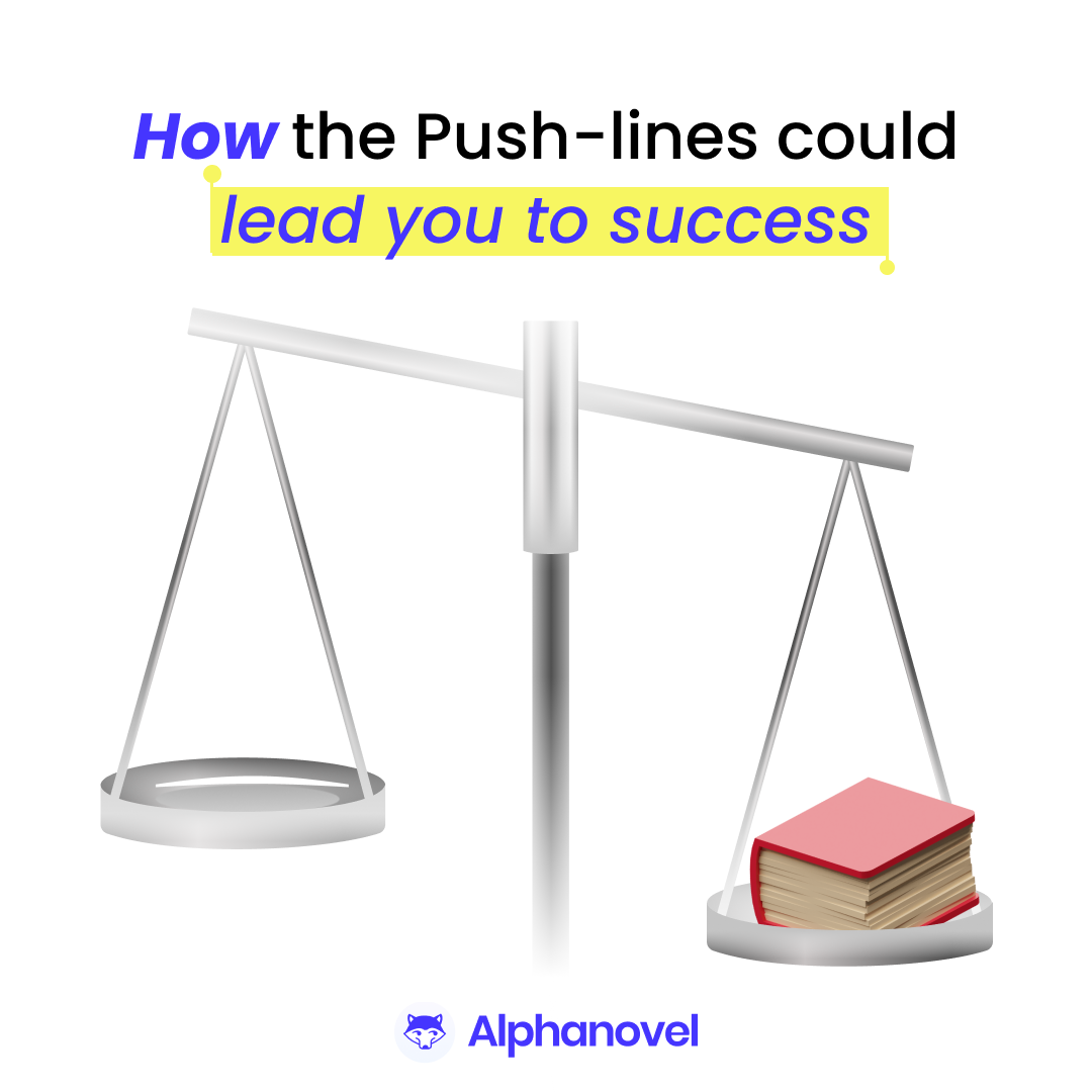 Push lines: a way to present your work in a social media